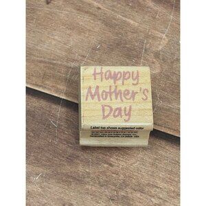 2001 HERO ARTS A2150 LITTLE MOTHER'S DAY WOOD MOUNTED RUBBER STAMP